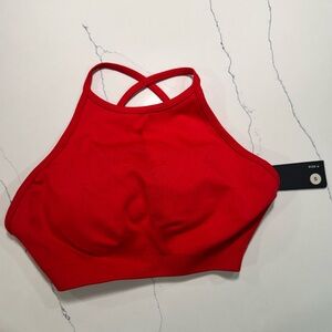 YoungLA Red Crossback Sports Bra - S